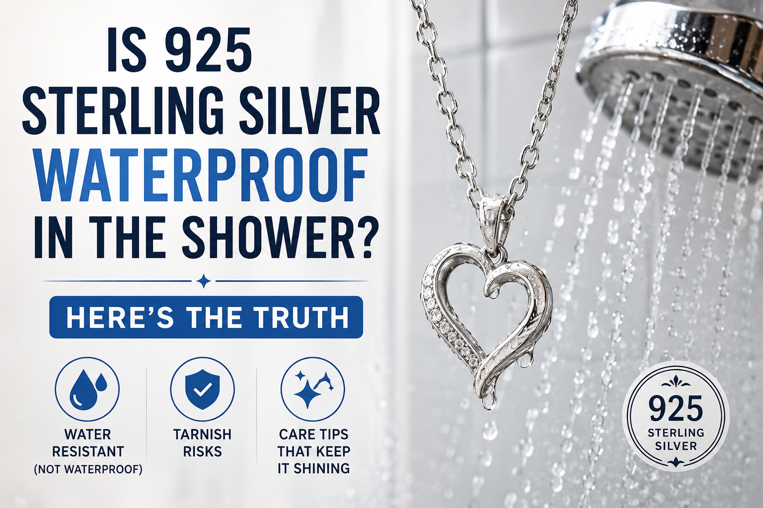 Is 925 Sterling Silver Waterproof in the Shower