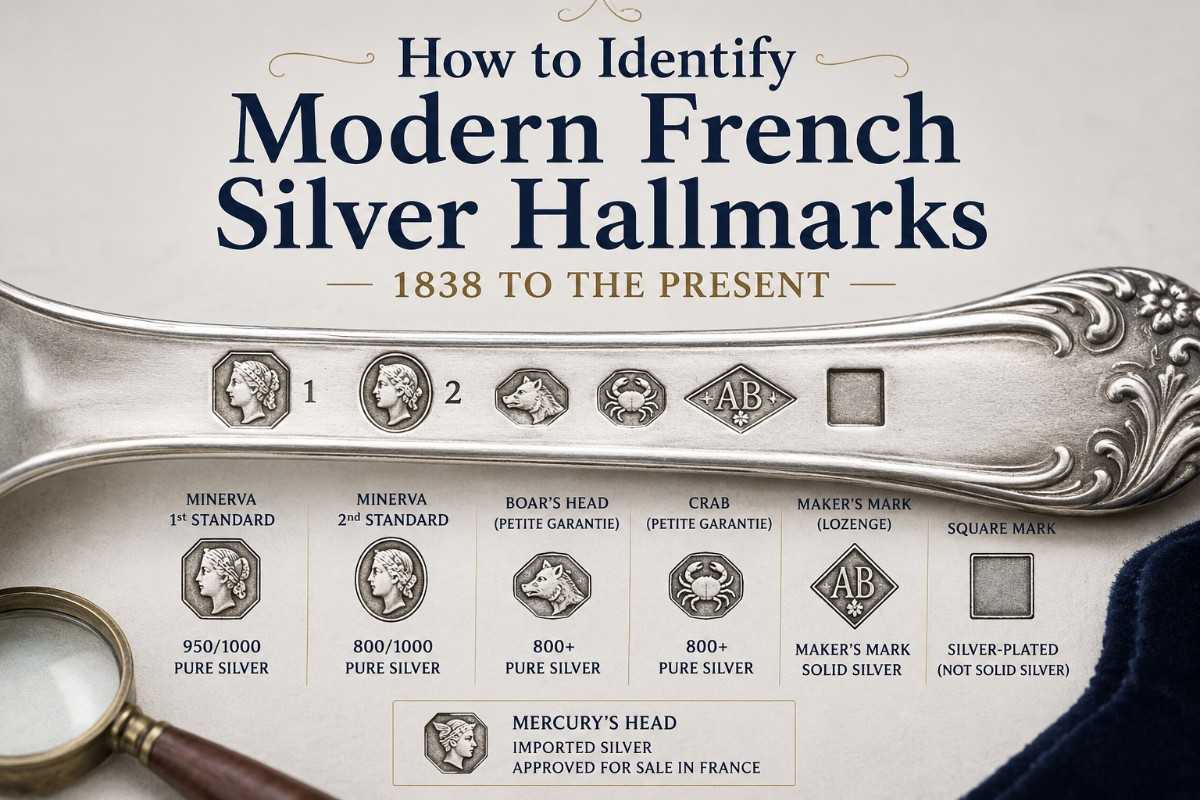 How to Identify Modern French Silver Hallmarks