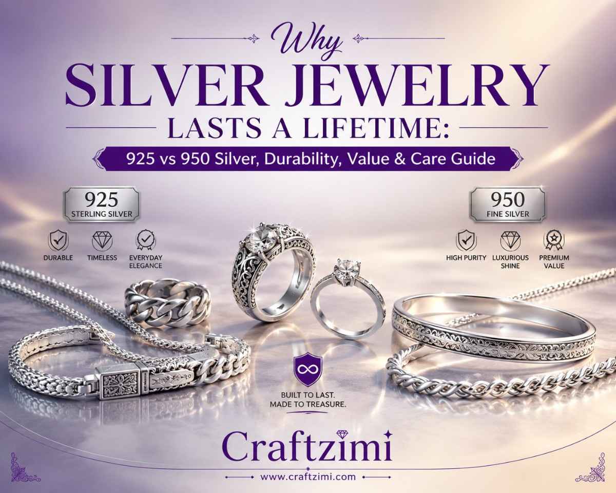 What Is 950 Silver? Fine Jewelry Explained