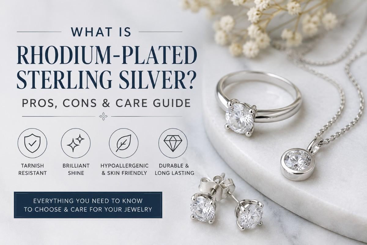 What Is Rhodium-Plated Sterling Silver