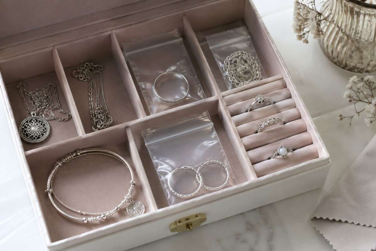 How to Store Sterling Silver Jewelry Properly