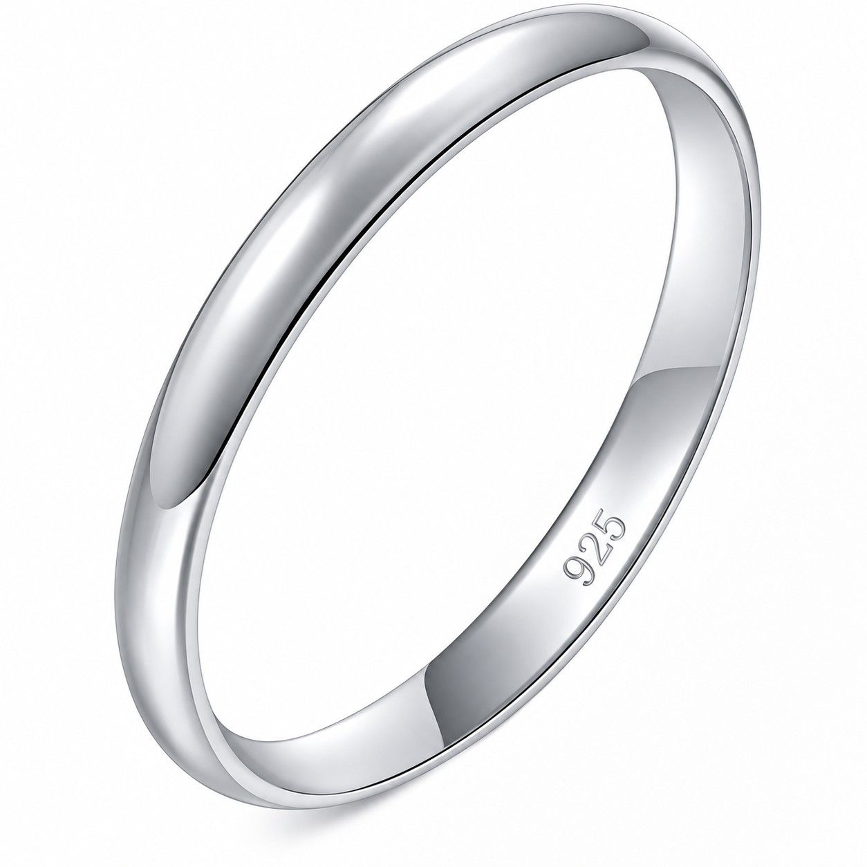 925 Sterling Silver Stacking Ring for Women